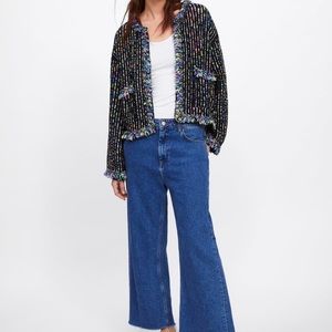 Colorful Knit Jacket